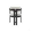 Chaise d'appoint de salle à manger rembourrée 1 pièce Modern