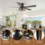 132.08 cm Ceiling Fan with Light Kit