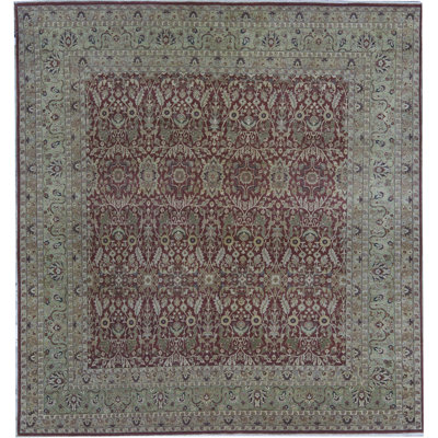 One-of-a-Kind 7'9" X 8'3" Wool Area Rug in