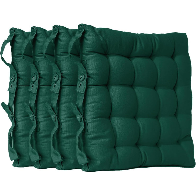 Chair Pad Cushion, Jade Green