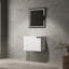 Lavabo de salle de bain 24 po pour espaces spacieux - Armoire moderne sans lavabo, chêne blanc américain, blanc composable, grands espaces de bain Splendor