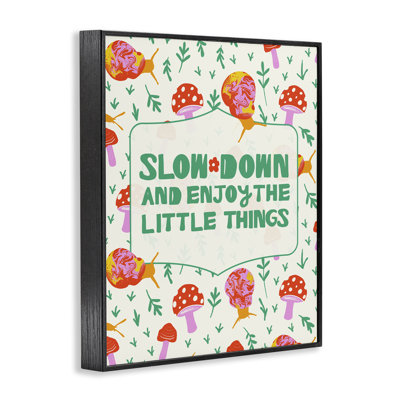 Slow Down and Enjoy Snails Giclee Art, design by Dina Riddle