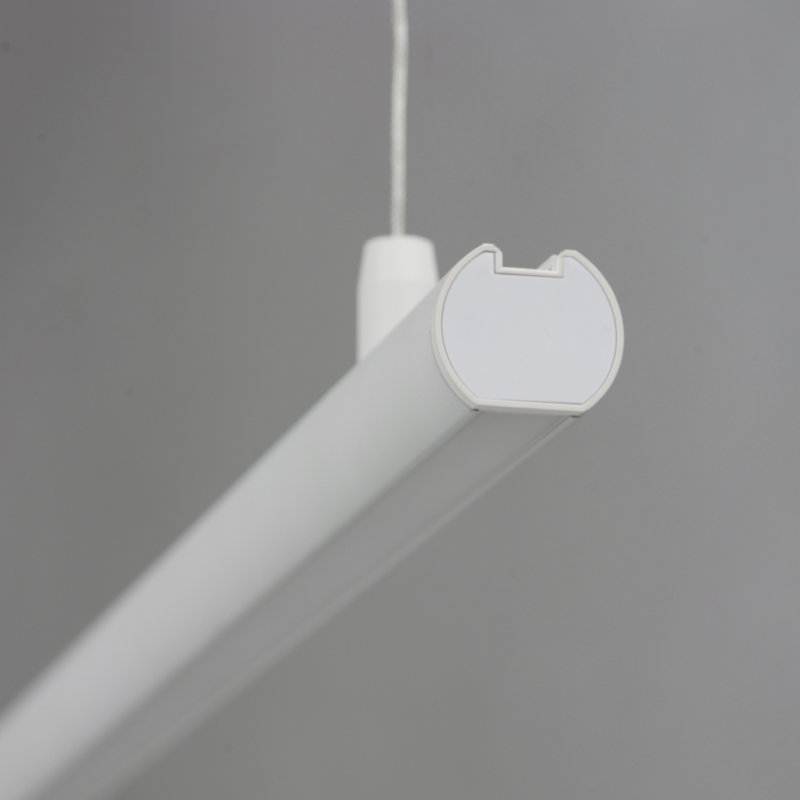 1 - Light LED Unique/Statement Pendant, White