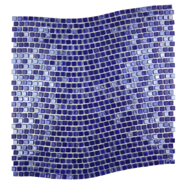 Galaxy 0.3125 in. x 0.3125 in. Iridescent Glass Pressed Edge Tiny Square Mosaic Wall Pool & Floor Tile