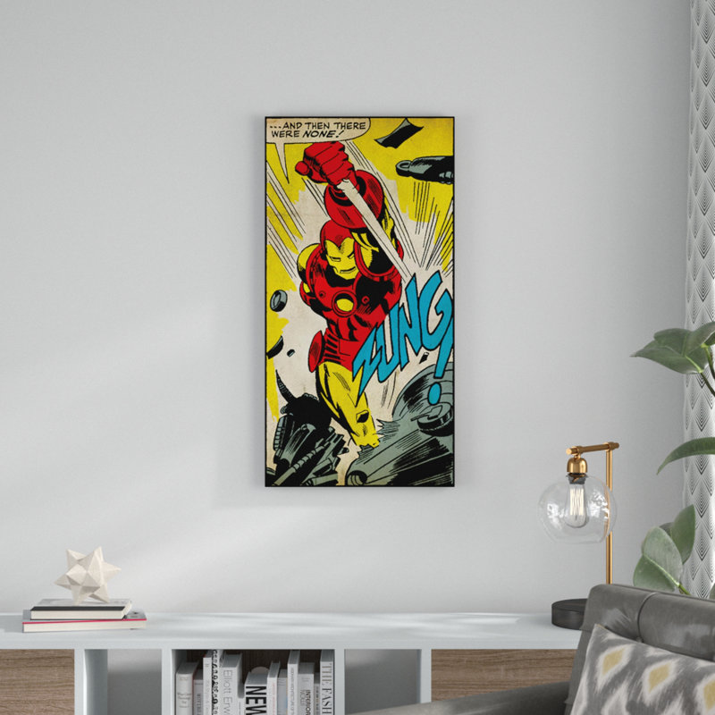 Iron Man Zung Graphic Art Print on Canvas