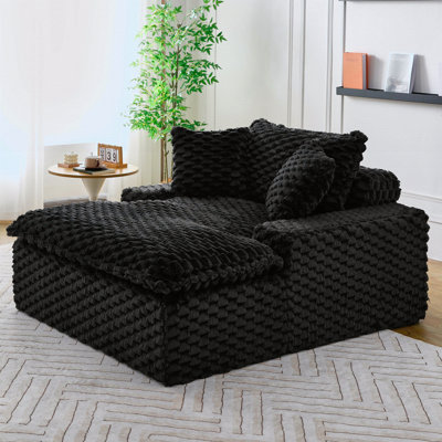 51" Comfort Bearing Sofa Two Pillows And One Backrest