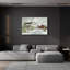 Art mural en verre épique «Home For Christmas» par Tanya Nyp, 36 po x 24 po-1908303636