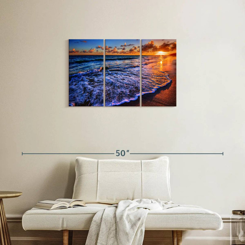 Gillard Vivid Ocean View, 20" H x 33" W