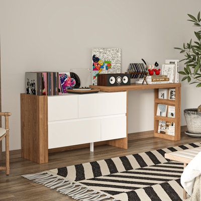 Arya 4 Drawer Dresser With Shelf And Adjustable Table Top by Latitude Run