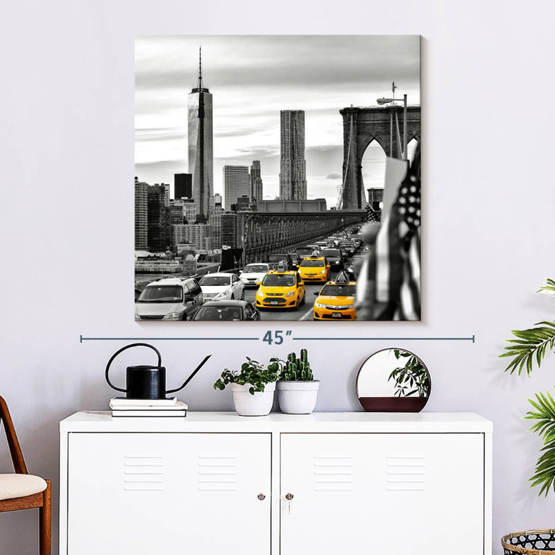 Mehar New York City - Taxis jaunes I, H 33 po x l 33 po