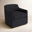 Fauteuil pivotant rembourré Marietta-500033571