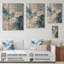 Neige pivoines dans le paysage hivernal III - Art mural en bois pivoines - sur bois de pin naturel-590262461