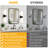 Set of 2 Hardwired Modern Bathroom Wall Sconces - Milky White Glass for Mirror & Hallway-377780961