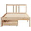 Bed Frame Without Mattress Solid Wood Pine-1589870224-1589870228