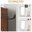 51 inch Walnut Rattan Shoe Cabinet with 3 Turn over Drawers Adjustable Shelves Narrow Freestanding Shoe Rack for Entryway Hallway Closet-1096979344