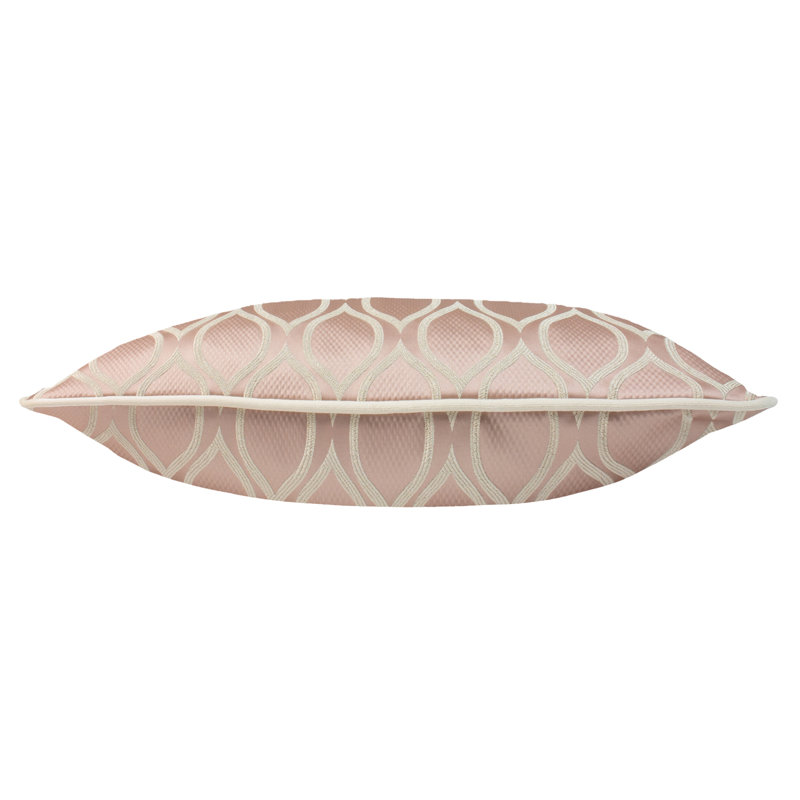 Geometric Cushion Cover, Rose, 50cm x 50cm, Square