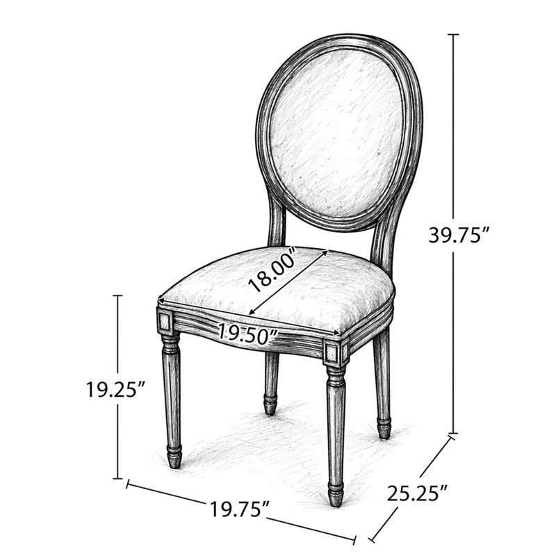 Chaise KD (ensemble de 2)