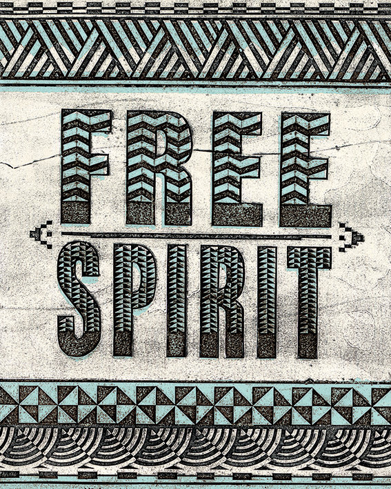 Free Spirit - Print on Canvas, Wrapped Canvas