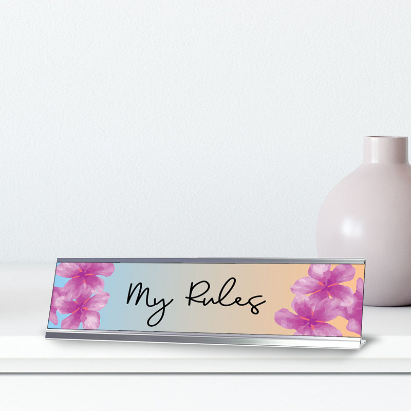 Enseigne de bureau My Rules Designer