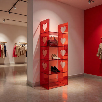 Romantic Acrylic Display Shelf