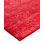 Tapis rouge en laine nouée à la main de style moderne et contemporain Chapi 4 pi 1 po x 6 pi 2 po