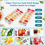 Mantraraj Silicone Ice Cube Trays 6 Pack With Non-Spill Removable Lids And Ice Tong Easy To Remove Ice Cube Tray