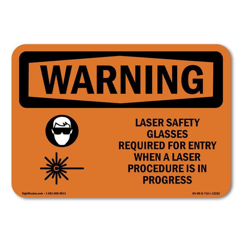 Safety First Sign, 18" H x 24" W x 0.1" D