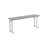 6-Foot Grey Plastic Folding Training Table
