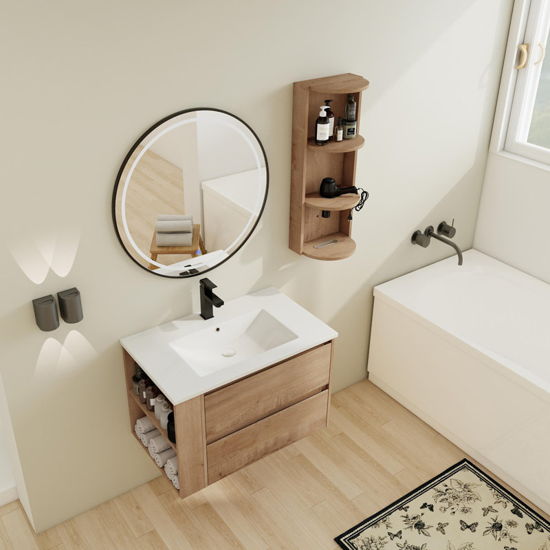 Wall-Mounted Bathroom Vanity
