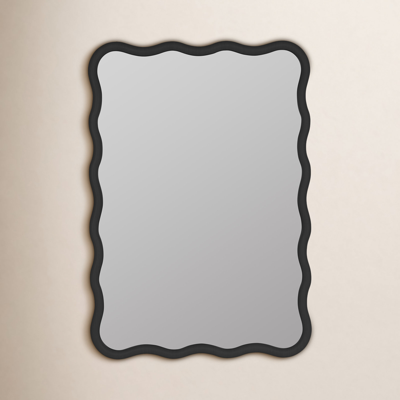 Andy 28" Accent Mirror, Black