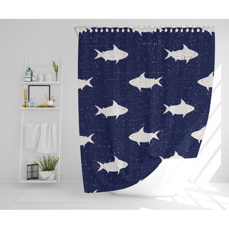 Madisyn Polyester Shower Curtain, 168cm H x 168cm W
