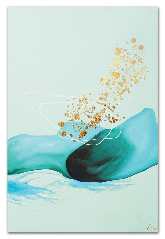 Abstraction - Wrapped Canvas Painting