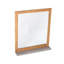 Ellarie Wood Flat Wall Mirror