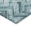 Machine Washable Indoor/Outdoor Heffington ACN630 Teal 1'8" x 2'6" Rug-1473365250