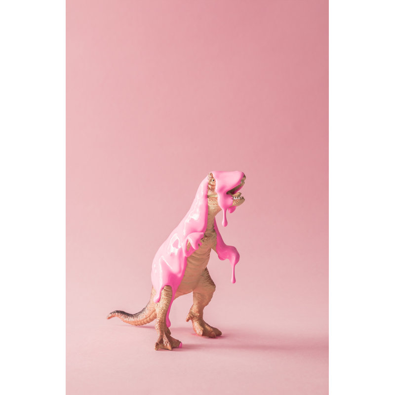 Dinosaur - Wrapped Canvas Print, 46cm H x 30cm W x 3.8cm D