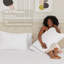 Ensemble de taies d'oreiller ouvertes rayées 100% coton percale-122613807-122613804