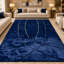 Tapis bleu marine en peluche Midnight-1591666542