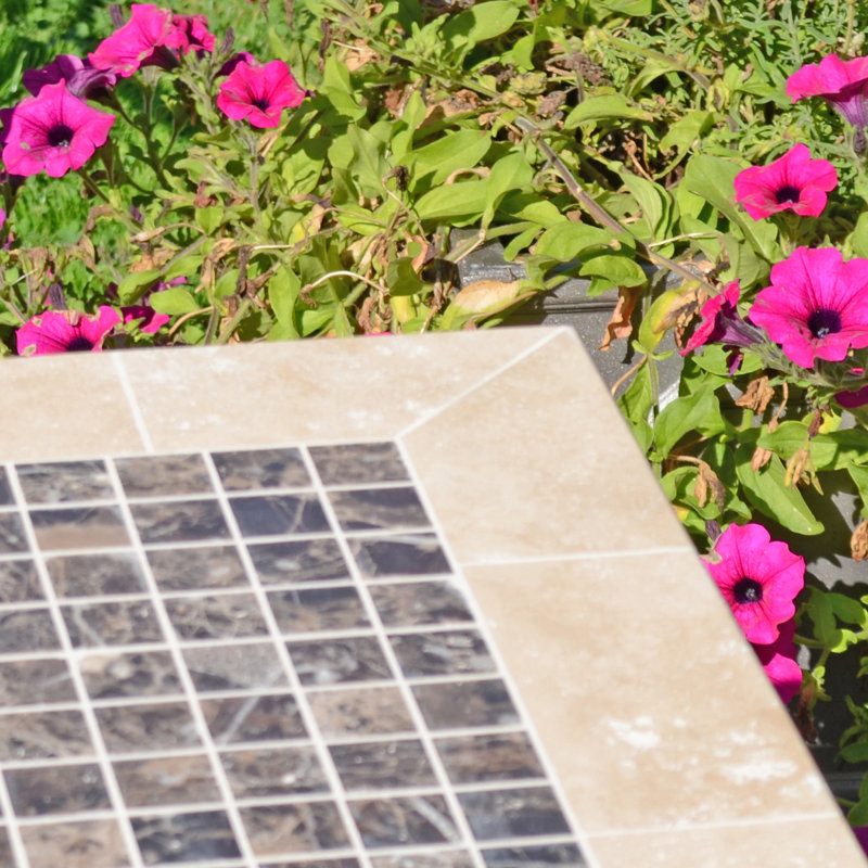 WILMINGTON Garden Stone Mosaic Table