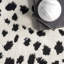 Tapis noir / blanc Cheetah-1837760427