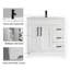 Ensemble de meuble-lavabo simple 35,4 po Taneem