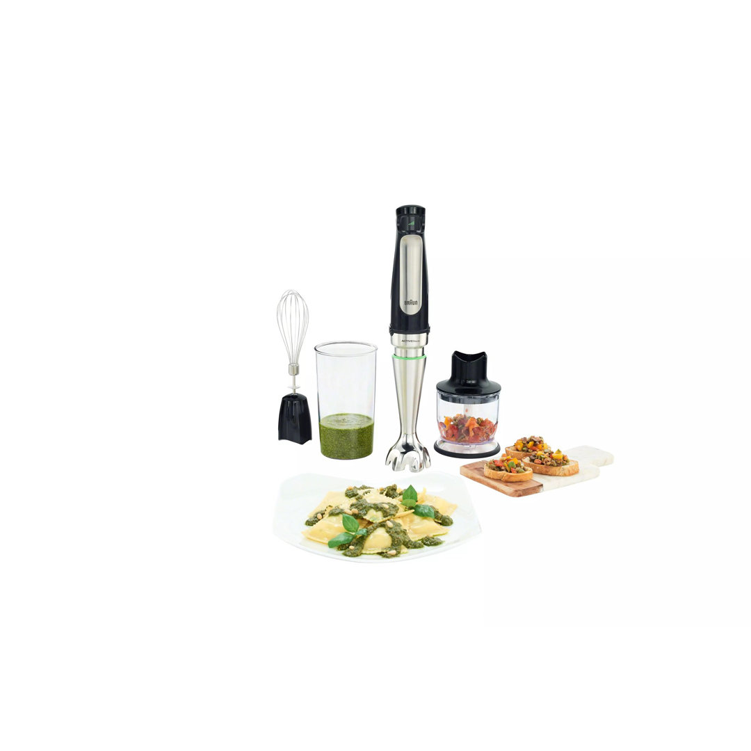 Braun MultiQuick 7 Smart-Speed Hand Blender with 500 Watts of Power, Whisk, and 1.5-Cup Chopper Braun