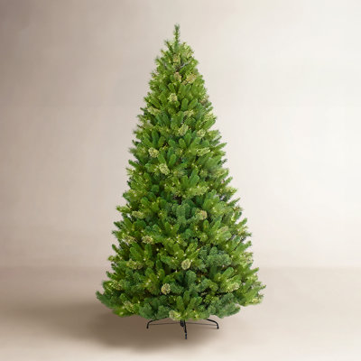 90' Lighted Artificial Pine Christmas Tree