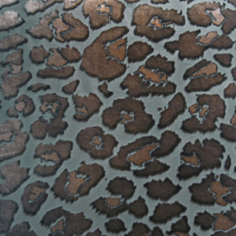 Leopard Square Velvet Pillow, Square 20"H x 20"W, Leopard Wildberry