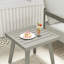 Table d'appoint d'extérieur 1 pièce en aluminium