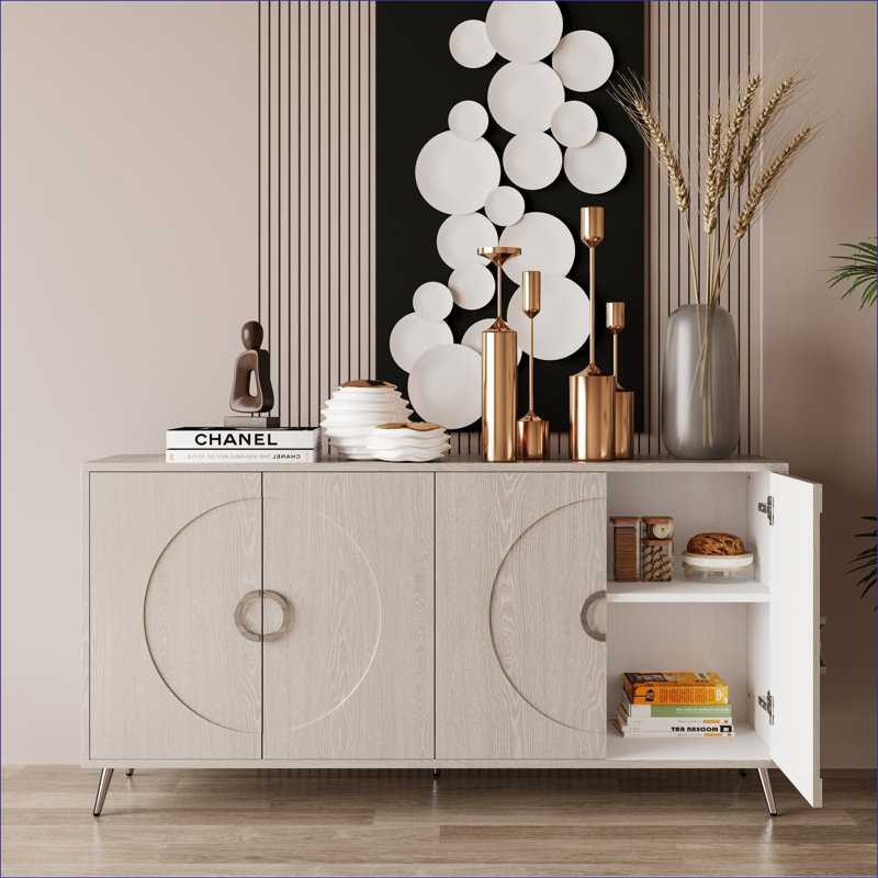 Armoire 4 portes en bois
