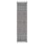 Tapis blanc tissé à la machine et tissé 2 x 8 pi