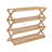 Darcy 4-Tier Bamboo Folding Shoe Rack, Natural