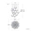 Ice Cube Round Multi-Light 4-CCT Pendant-83163094