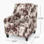 Fauteuil club en velours 29,25 po Burton