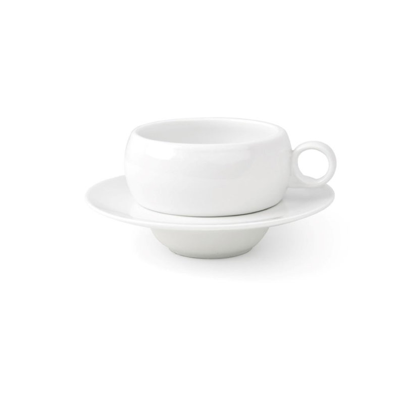 Monaco 6" Saucer, White